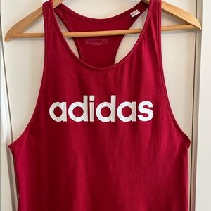 Women’s Adidas Racerback Burgundy Tank